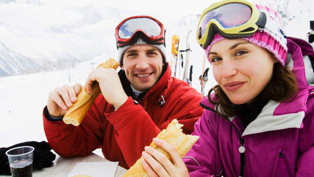 Richtige Ernährung beim Skifahren