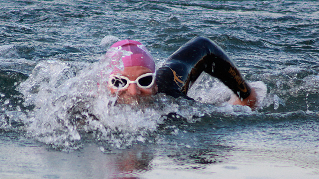 Tipp zur Orientierung beim Freiwasserschwimmen