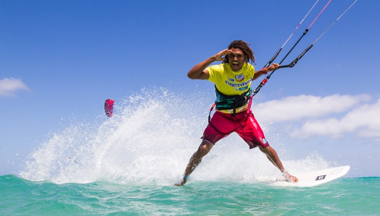 Strapless Kitesurfing auf Fuerteventura