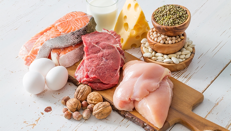 Proteinreiche Lebensmittel zum Muskelaufbau