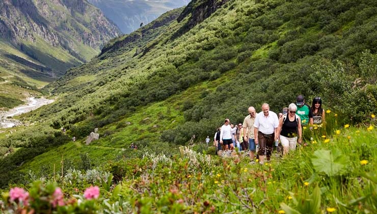 Sportlich wandern, gesund essen