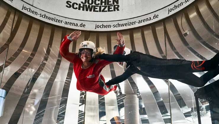 Verena Bentele hebt ab – Großes Vertrauen beim Bodyflying