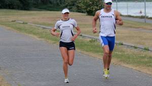 Eierlauf - Triathlon: Koppeltraining mit Celia Kuch